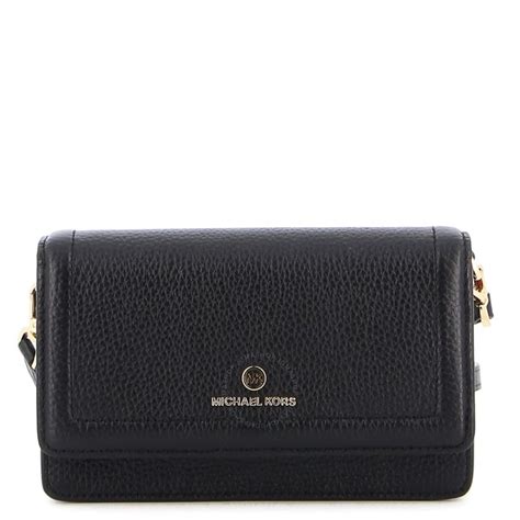 michael kors 32s1gt9c5l|Michael Kors Black Jet Set Small Pebbled Leather .